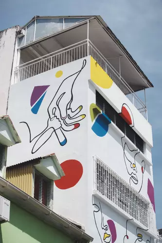 Milmurs - Réalisation de fresques - art-mural - Martinique - Montréal - Shade Roxanne - Fort-de-France - 2023