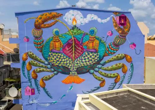 Milmurs - Réalisation de fresques - art-mural - Martinique - Montréal - Danaé Brissonnet - Fort de France - 2019