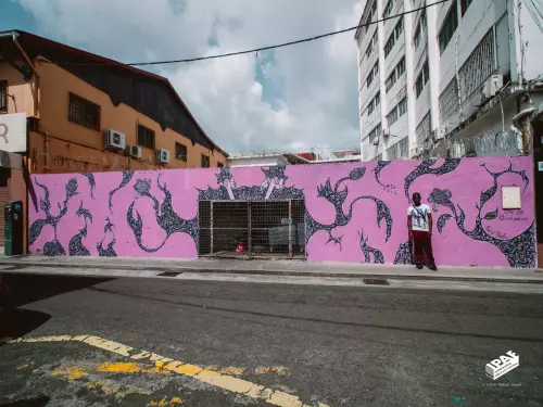 Milmurs - Réalisation de fresques - art-mural - Martinique - Montréal - Ford Paul - Fort de France - 2019