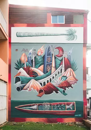 Milmurs - Réalisation de fresques - art-mural - Martinique - Montréal - Loraine Motti - Fort de France - 2020